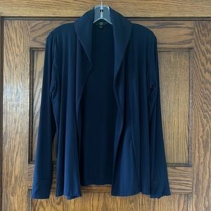 NWOT J. Crew 365 Stretch Shawl Collar Cardigan Navy Blue Small. NWOT